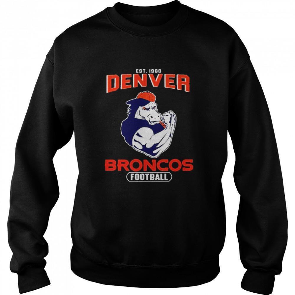 Est1960 Denver Broncos Football Sweatshirt